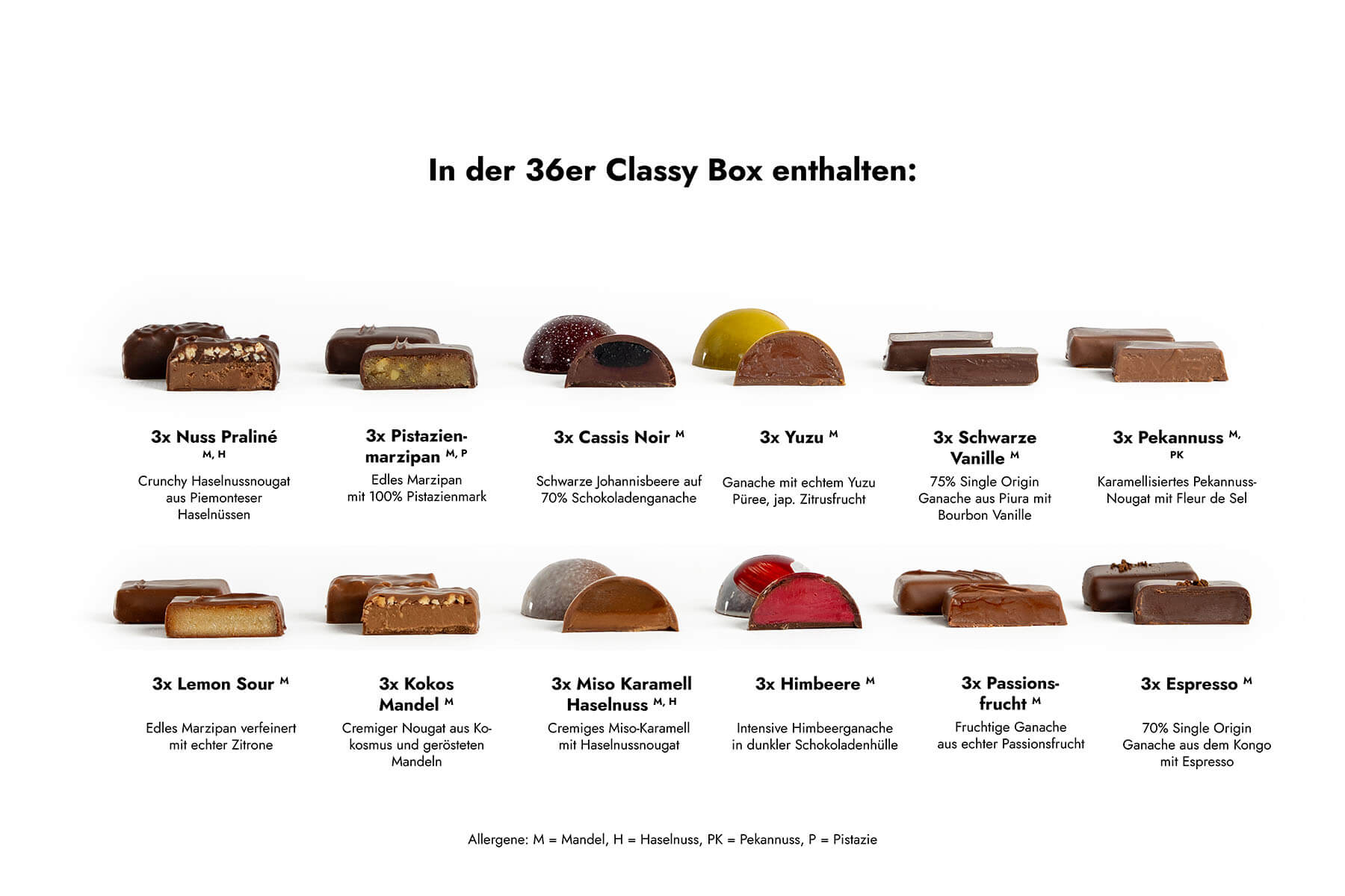 Pralinenbox Classy 36ER
