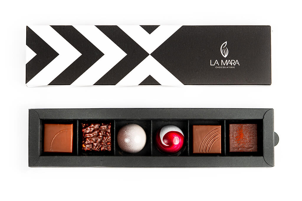 Classy Pralinenbox 6er Pralinenbox 6er vegan classy