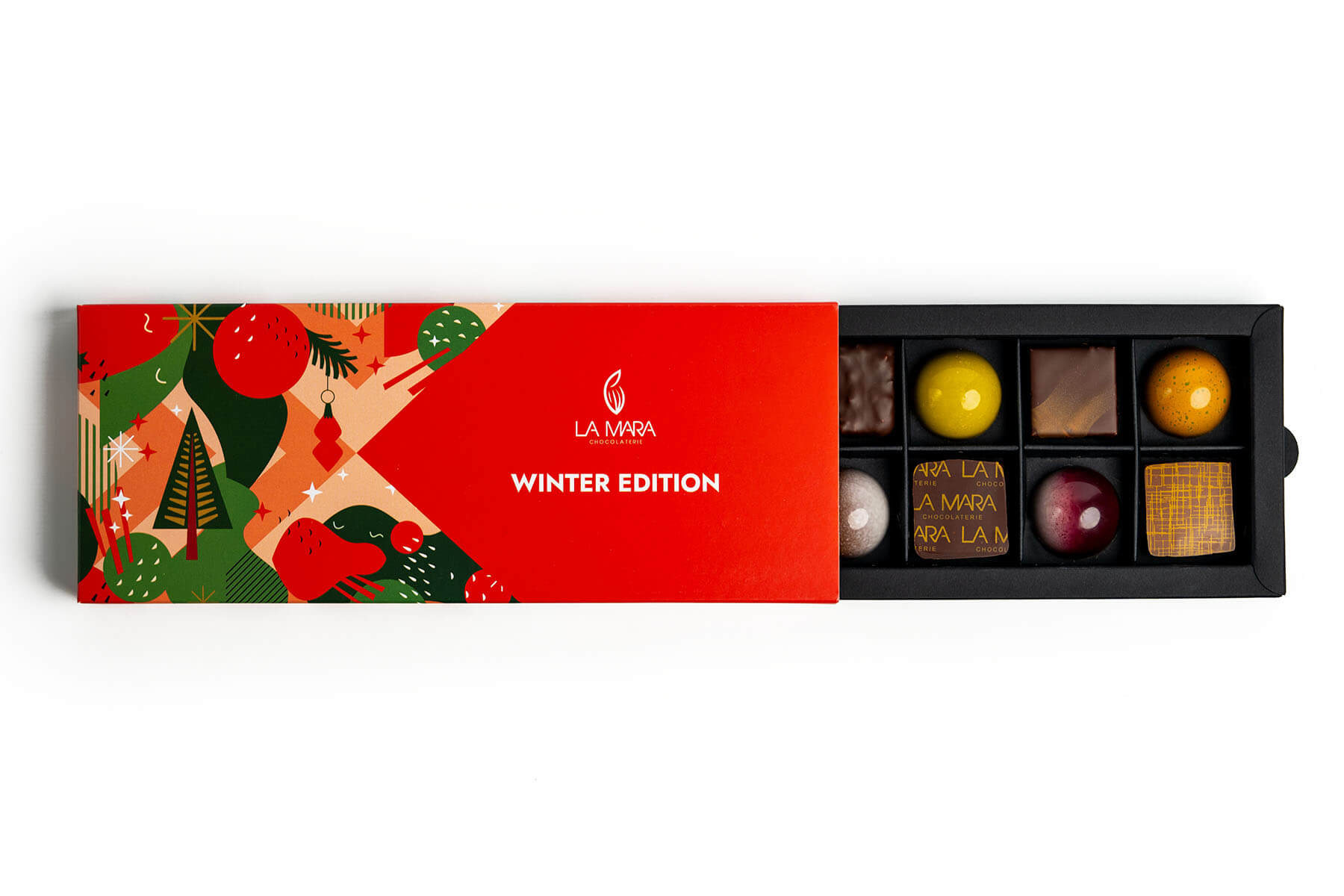 Winteredition Pralinenbox 12er