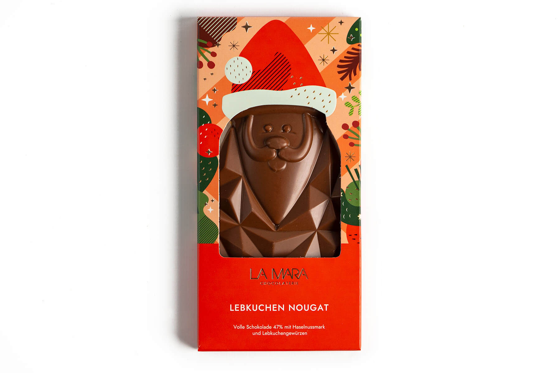 Schoko Weihnachtsmann - Lebkuchen Nougat