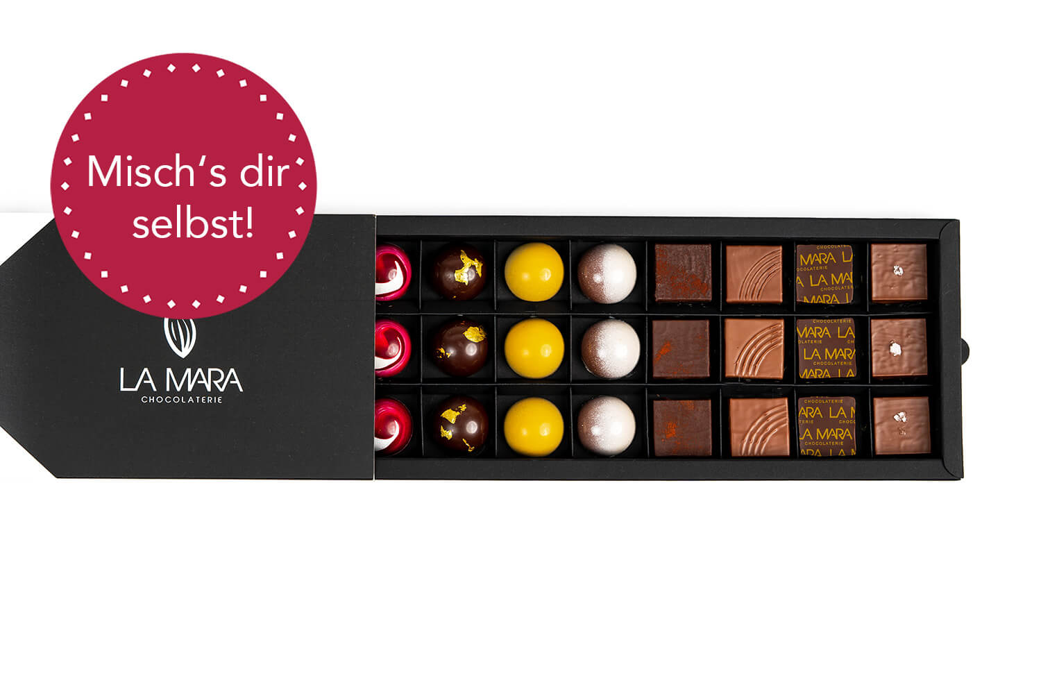 Meine Mischung 36er Pralinenbox vegane Pralinenbox selbst mischen