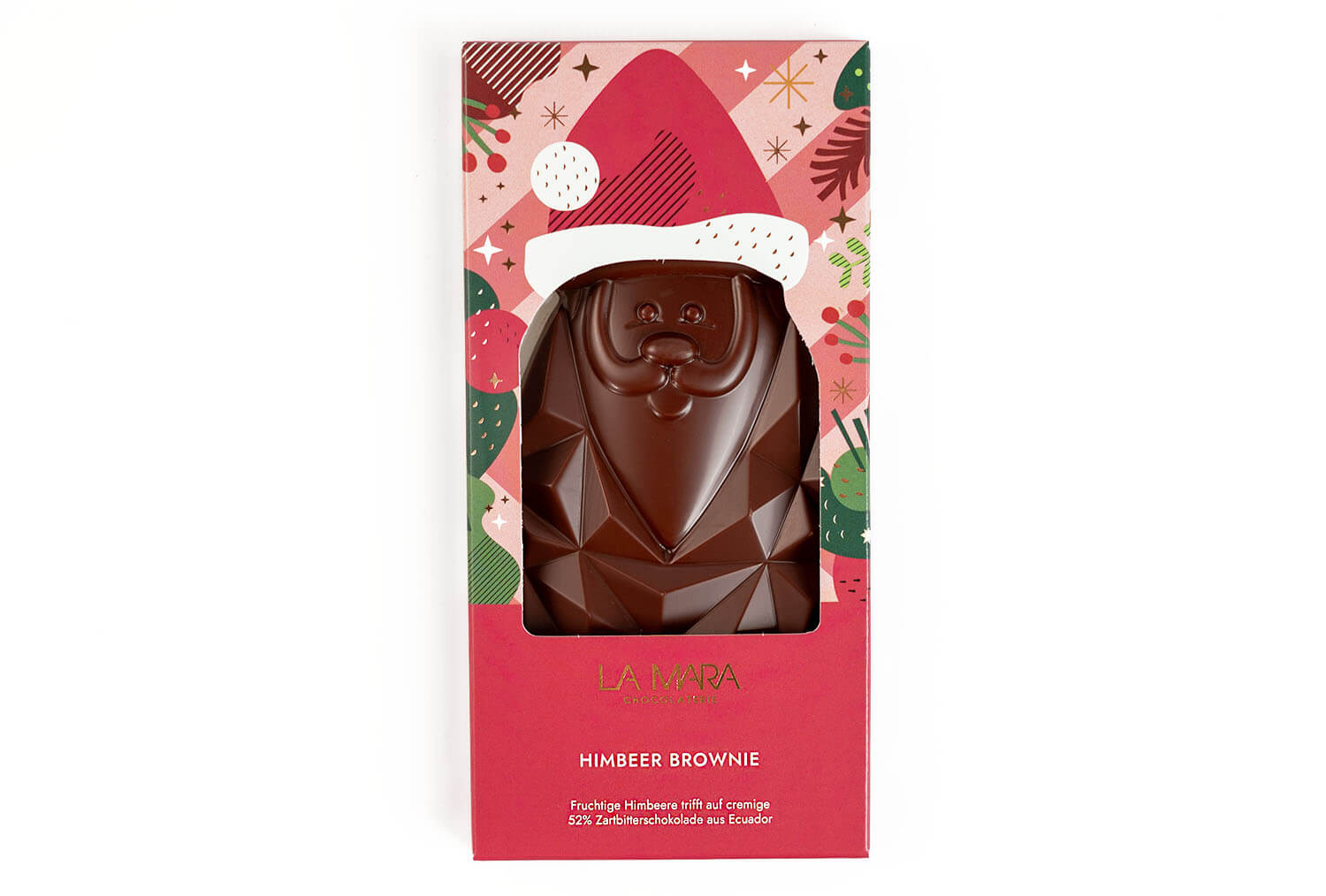 Schoko Weihnachtsmann - Himbeer Brownie Schoko Weihnachtsmann - Himbeer Brownie