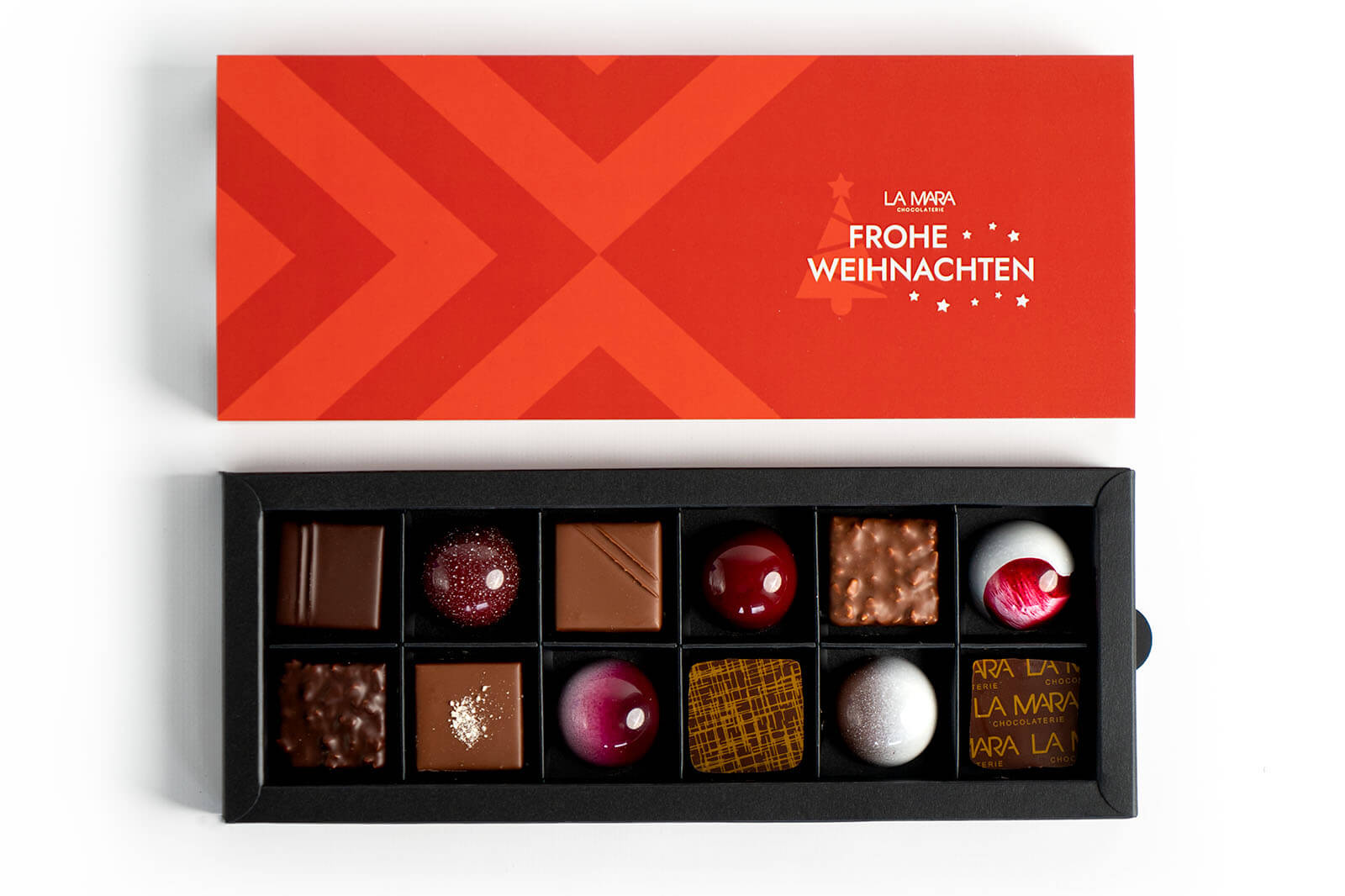 Weihnachtsedition Pralinenbox 12er 