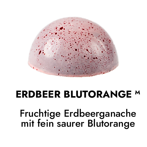 Erdbeer Blutorange Praline